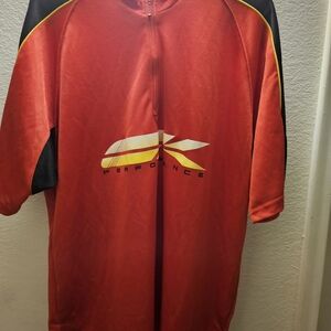 Red Performance Cycling Jersey